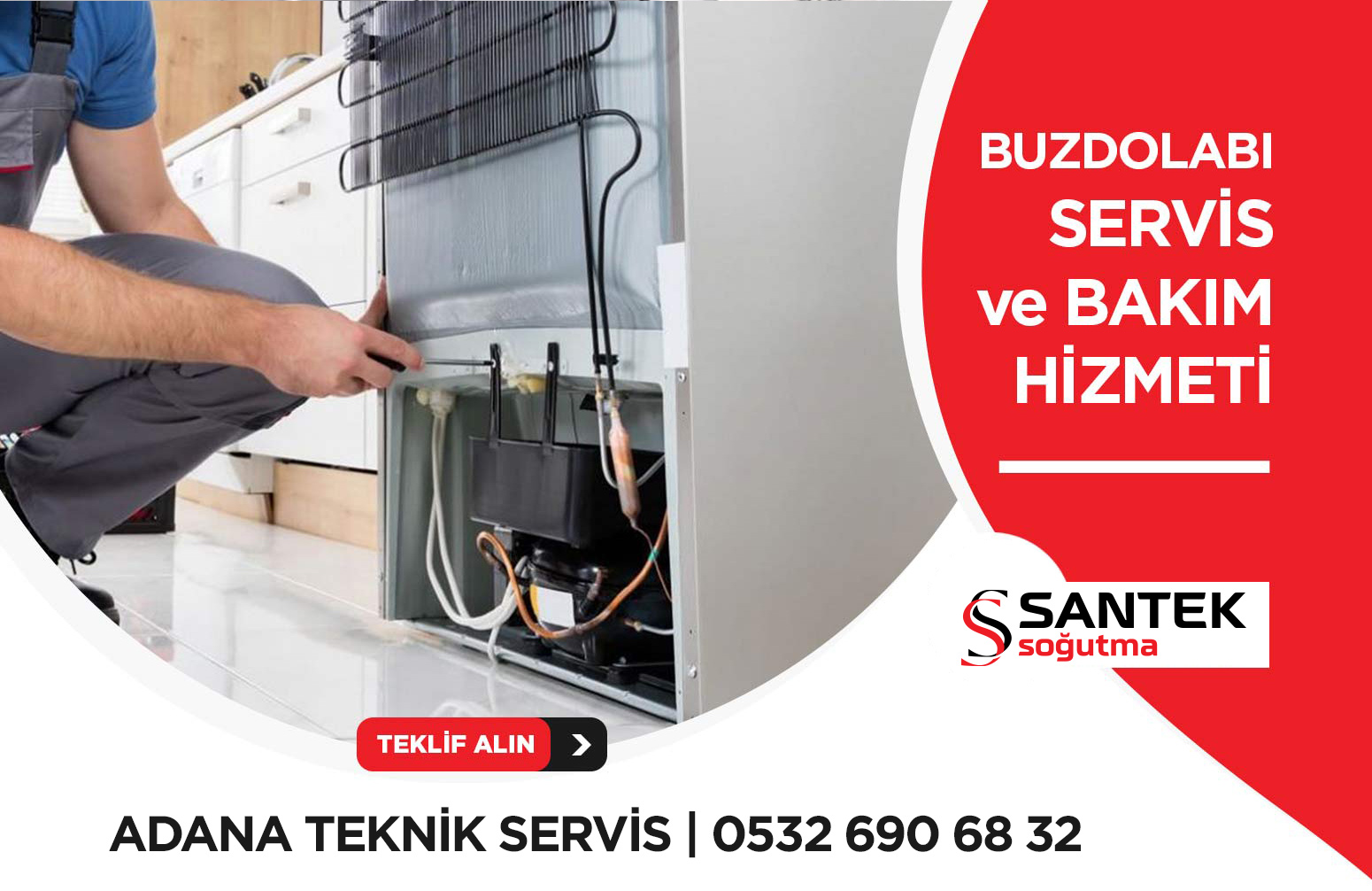 Adana Santek Beyaz Eşya Bakım ve Onarım Servisi
